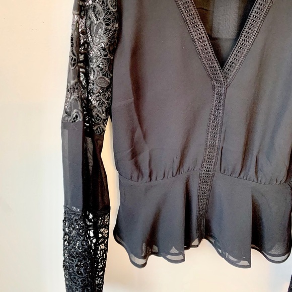 GUESS Lace-Trimmed Top - Picture 5 of 8